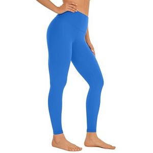 CRZ YOGA Womens Butterleuse Hoge Taille Workout Leggings Lef 28'' Hoge Taille Volledige Lengte Zachte Atletische Yoga Broek Fonkelend blauw XXS