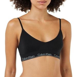 Calvin Klein Lght gevoerde triangle-bh's voor dames, Zwart, XS