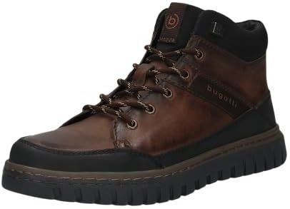 bugatti 321-atg33, heren koud gevoerde laarzen, donkerbruin zwart, 40 EU, Donkerbruin zwart, 40 EU