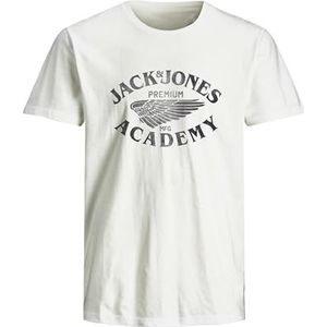 Jack & Jones Jprblufreddy T-shirt met ronde hals, wit, M