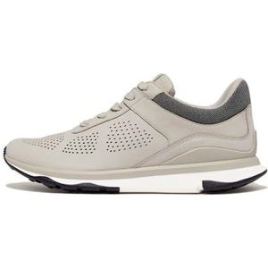 Fitflop Heren Vitamine Ffx Perf Nubuck Sport Sneakers Schoen, Klei Grijs Urban Wit, 45 EU