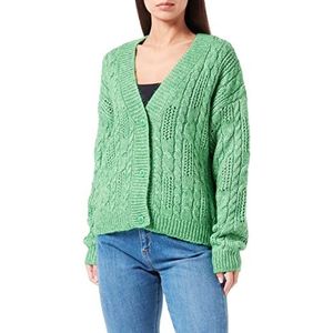 Q/S designed by Women's 2119051 gebreide jas, groen, XL