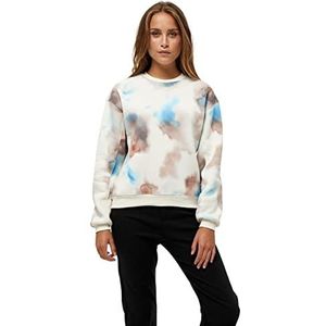 Minus Dames Bianca Pullover Sweater, Cloudy Sky Print, S