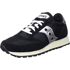 Saucony Jazz Original Vintage Sneakers voor heren, Zwart Zwart Wit 10, 43 EU