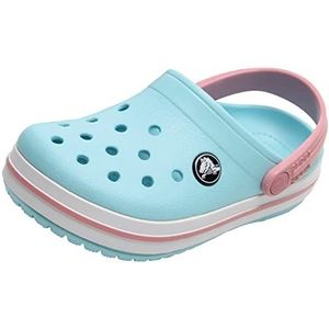 Crocs Klompen Crocband Clog K uniseks-kind Klompen , Ice Blue/White , 33/34 EU