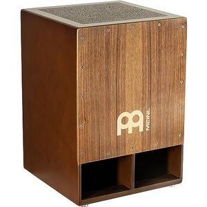 Meinl Percussion Subwoofer Cajon - Trommel met snare en extreem diepe bas - Walnoot frontplaat (SUBCAJ5WN)