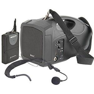 Adastra H25 mobiel Megaphon-PA-systeem met nekband en microfoon
