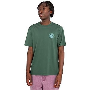 Element Seal T-shirt voor heren, groen, maat M