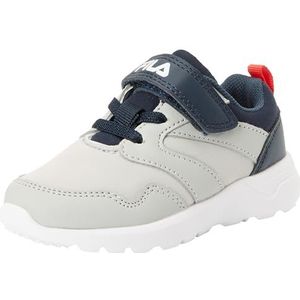 Fila Fogo Velcro TDL Kinderschoenen, uniseks, grijs, paars, Fila marineblauw, 23 EU