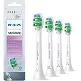 Philips Sonicare Opzetborstels Intercare - Voor optimaal bereik tussen de tanden - Selecteer automatisch de optimale poetsstand - Voor alle Philips Sonicare tandenborstels - 4 Stuks - HX9004/10