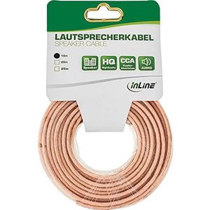 Luidsprekerkabel CCA 2 x 2,5mm2 - Transparant - 10 meter