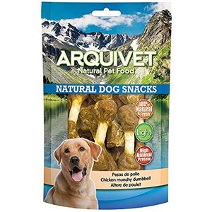 ARQUIVET 12 x 100 g kippengewicht - Natural Dog Snacks - 100% natuurlijk - Chuches, prijs, lekkernijen voor honden - lichtgewicht, zeer rijk aan voedingsstoffen