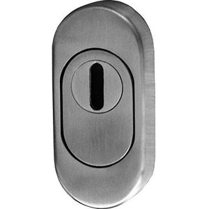 Alpertec 32858990K1 roestvrijstalen beschermrozet ovaal met cilinderafscheurbeveiliging 11-18 mm deurkruk, deurkruk, deurbeslag nieuw