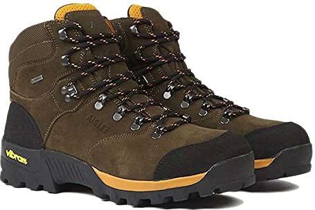 Aigle - Altavio Mid Gtx - Wandelschoenen - Groen - Leer