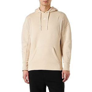 adidas M Botan Hoodie Sweatshirt met capuchon, Botanic Beige Mel, XL voor heren, Botanic beige gemêleerd, XL