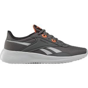 Reebok Heren Lite 4 Sneaker, Grijs Grijs Pomp Oranje, 39 EU