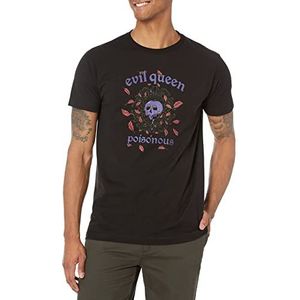 Disney Villains Poisonous Queen Young Heren T-shirt met korte mouwen, zwart, Large, Schwarz, L