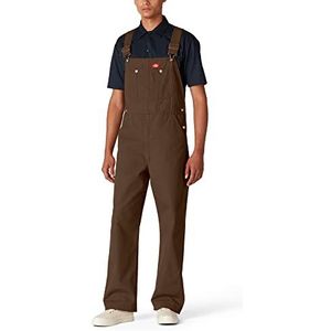 Dickies Heren Bib Overalls, Gespoeld hout, 34W 30L, Gespoeld hout, 34W / 30L