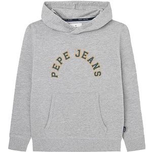 Pepe Jeans Sweatshirt met capuchon voor jongens, Grijs (Grijs Marl), 16 jaar