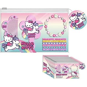 Hello Kitty kam, spiegel en fantasierijke accessoires in een zak