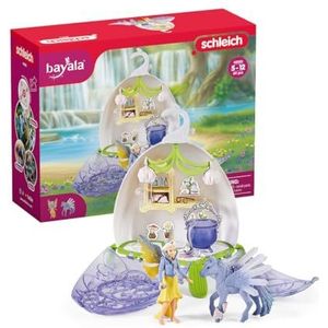 schleich 42523 BAYALA Magisch dierenartsenkabinet – speelgoedset met magisch huis en feeënplantenset, 14-delige Schleich speelgoedset voor kinderen van 5 tot 12 jaar