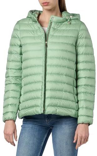 Geox Woman D JAYSEN DOWN JACKETS DUSTY JADE GREEN_40, DUSTY JADE GREEN, 34