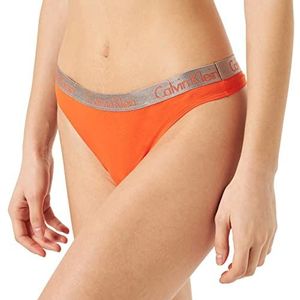 Calvin Klein Thongs voor dames, Oranje, L