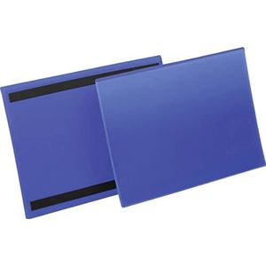 Durable 174507 Magnetische documenthoes A4 liggend, verpakking 50 stuks, blauw