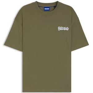 T-shirt van katoenjersey met logoprints voor alle genders