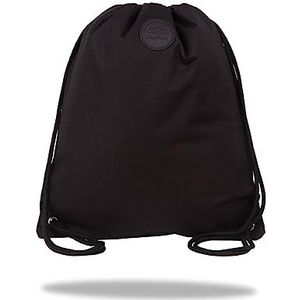 Coolpack Sprint RPET 4 Sporttas met trekkoord, uniseks, kinderen, eenheidsmaat, Zwart, Eén maat