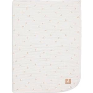 Jollein Babydeken Harvest Moonstone, 75 x 100 cm, 100% katoen, voor babywieg, mousselinedeken, 0,5 TOG, Oeko-Tex gecertificeerd