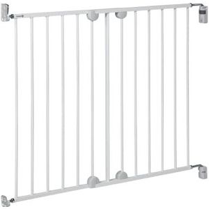 Safety 1st Wall Fix Extending, Safety Gate, Door and Stair Gate, Baby Gate also suitable for Dogs, Six Months to Two Years, Metal White (Pack of 1)