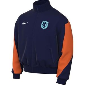 Nike Netherlands Heren Dri-Fit Strike Anthm Jkt, Blue Void/Safety Orange/White, FJ2908-492, XXL