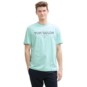 TOM TAILOR T-shirt voor heren, 37105 - Bright Mint Green, XXL