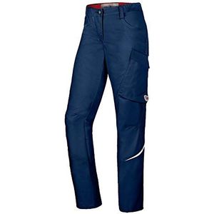 BP 1961-570-0110-18l stofmix met stretch slank silhouet werkbroek voor vrouwen, 65% polyester/35% katoen, nachtblauw, 18L grootte