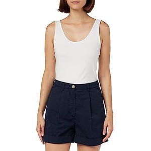 Tommy Hilfiger Katoen Geplooid Short voor dames, Desert Sky, 40, woestijn hemel, 66