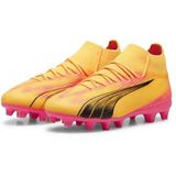 PUMA Ultra Pro Fg/AG Jr, voetbalschoenen, uniseks, voor kinderen en jongens, Sun Stream PUMA black sunset glow, 30 EU