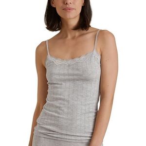 CALIDA Etude Toujours Spaghetti-Top Grey Melange, 1 stuk, maat 48-50, gemengd grijs, 48/50 NL