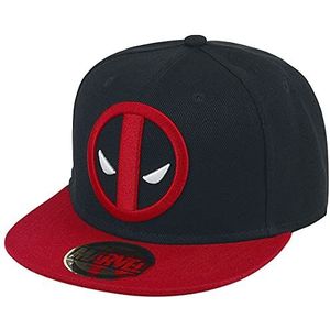 DEADPOOL - Logo Cap - Zwart - Synthetisch