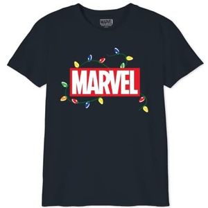 Marvel T-shirt voor jongens, Marine, 6 Jaren