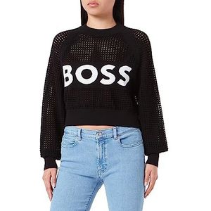 BOSS Dames C_Fenniki Knitted_Sweater, zwart 1, XL