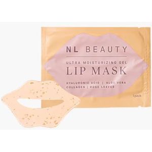 NL Beauty Hydrating Gel Lip Patch with 4 Active Ingredients - Hyaluronic Acid, Aloe Vera, Glycerin & Collagen - 1 Piece