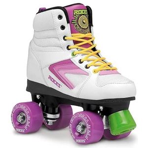 Roces Dames Colossal rollerskates/rolschaatsen Street, wit-purple-geel, 36