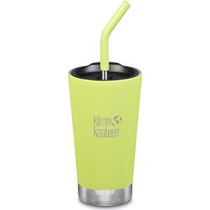 Klean Kanteen Juicy Pear 1005801 Beker voor volwassenen, uniseks, mat, 473 ml