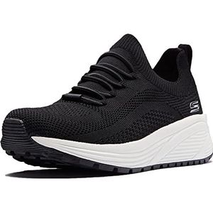 Skechers Sparrow 2.0 allegiance Crew Sneakers voor dames, Zwart, 39.5 EU breed