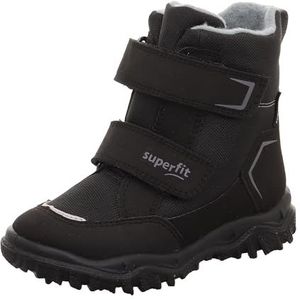 Superfit Husky Warm gefütterte Sneeuwlaars, Schwarz/Hellgrau 0000, 10 UK Kind, Schwarz Hellgrau 0000, 10 UK Child Wide