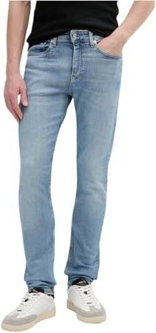 Calvin Klein - Skinny Fit Jeans - Denim Light - Stretchmateriaal - Riemlussen