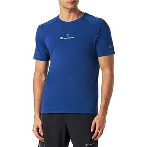 Champion Athletic C-Sport Quick Dry Jersey Metallic C-Logo S/S T-shirt, blauw (College), XXL voor heren