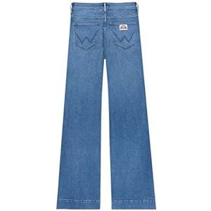 Wrangler Flare Jeans dames, zwart (raven), 32W / 32L