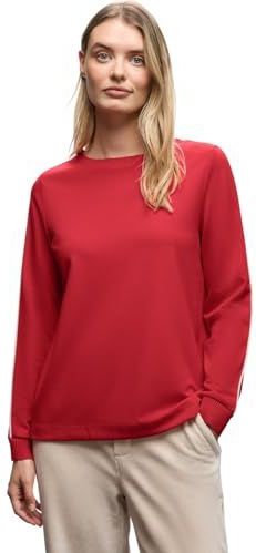 Street One - Dames Shirt - Rood - Longsleeves